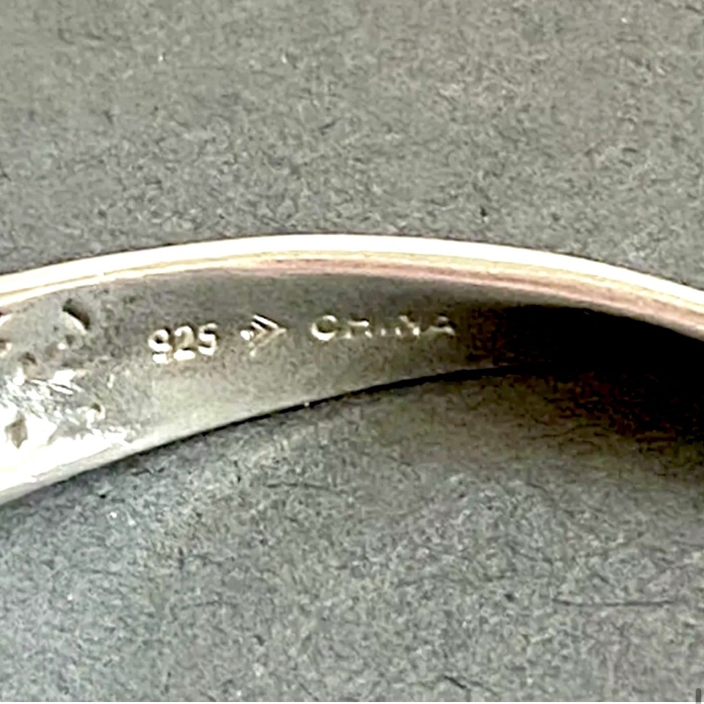 Silpada Vintage Textured Solid Sterling Silver Tw… - image 6